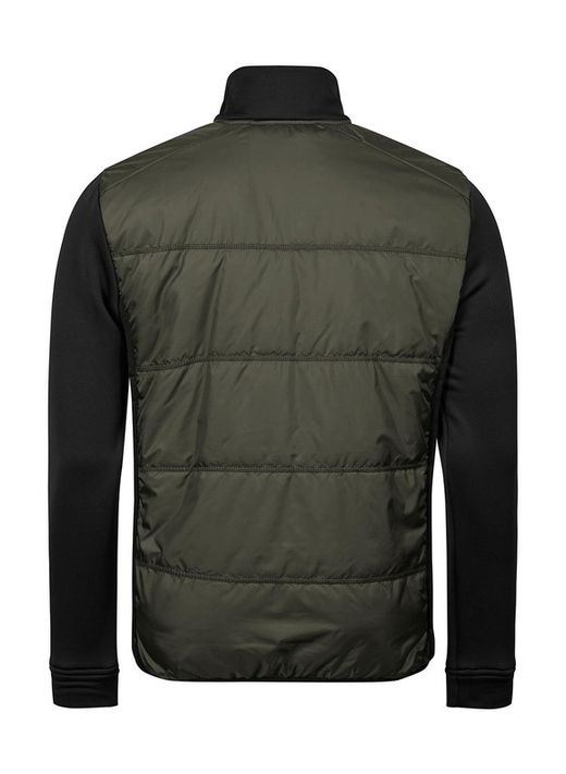 Chaqueta dos materiales Stretch