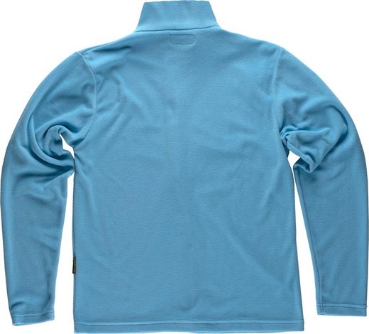 Basic Fleecejacke Reißverschluss 160gr Hellblau