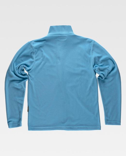 Basic Fleecejacke Reißverschluss 160gr Hellblau