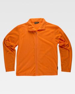 Basic Fleecejacke Reißverschluss 160gr Orange AV