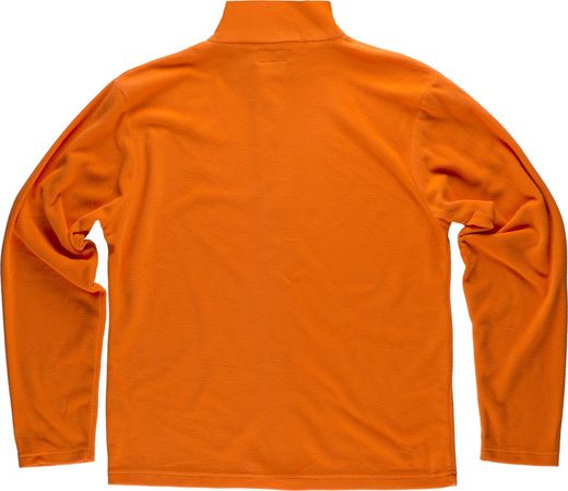 Basic Fleecejacke Reißverschluss 160gr Orange AV