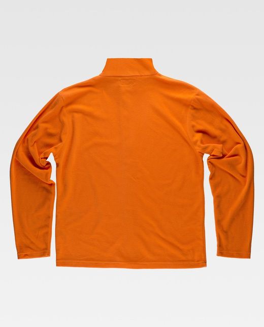 Basic Fleecejacke Reißverschluss 160gr Orange AV