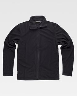 Chaqueta forro polar cierre cremallera 160gr Negro