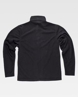 Chaqueta forro polar cierre cremallera 160gr Negro