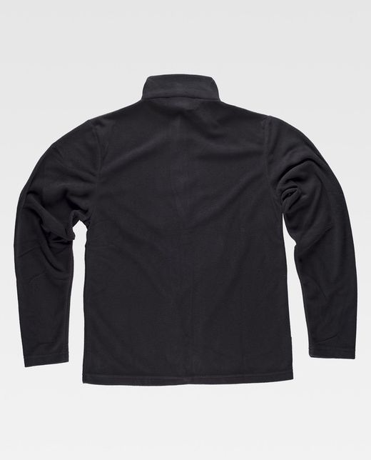 Chaqueta forro polar cierre cremallera 160gr Negro