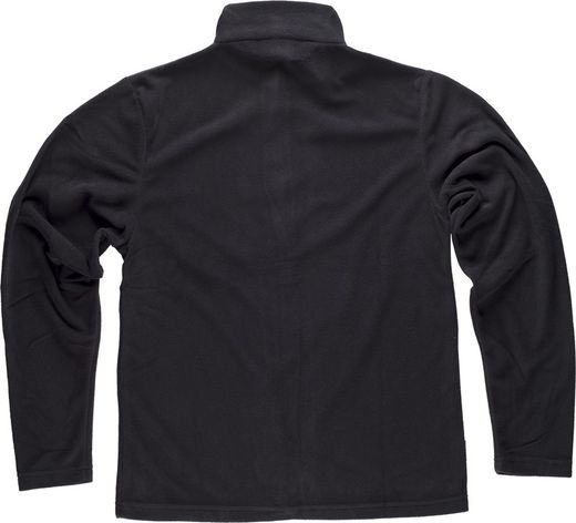 Chaqueta forro polar cierre cremallera 160gr Negro