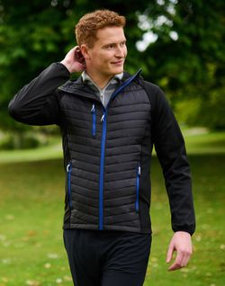 Chaqueta híbrida con capucha Navigate hombre