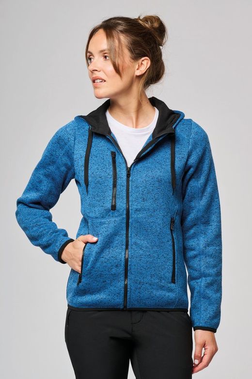 Damen Hooded Heather Jacket