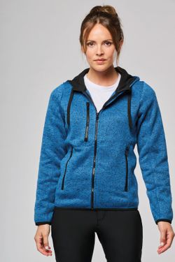 Damen Hooded Heather Jacket