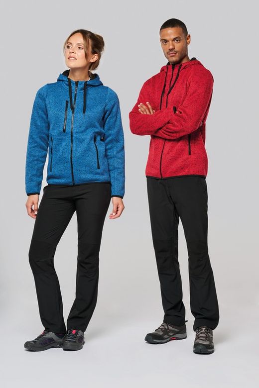 Damen Hooded Heather Jacket