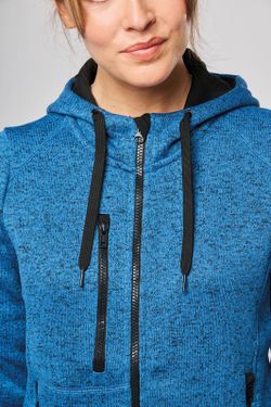Damen Hooded Heather Jacket
