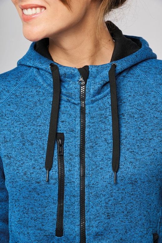 Damen Hooded Heather Jacket