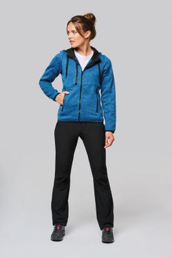 Damen Hooded Heather Jacket