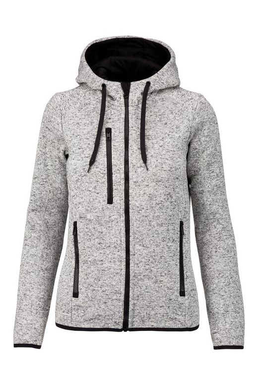 Damen Hooded Heather Jacket