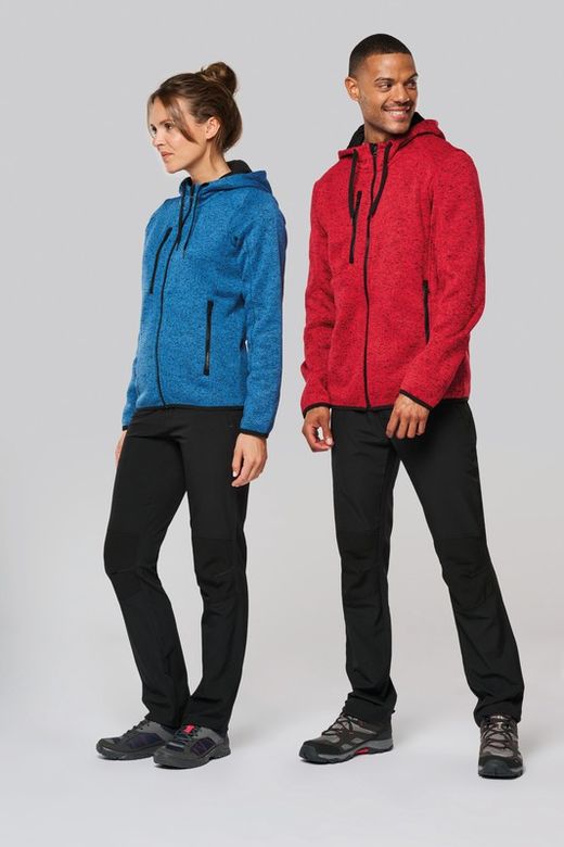 Damen Hooded Heather Jacket