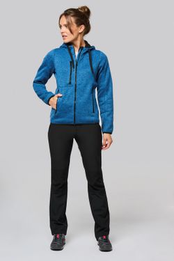 Damen Hooded Heather Jacket