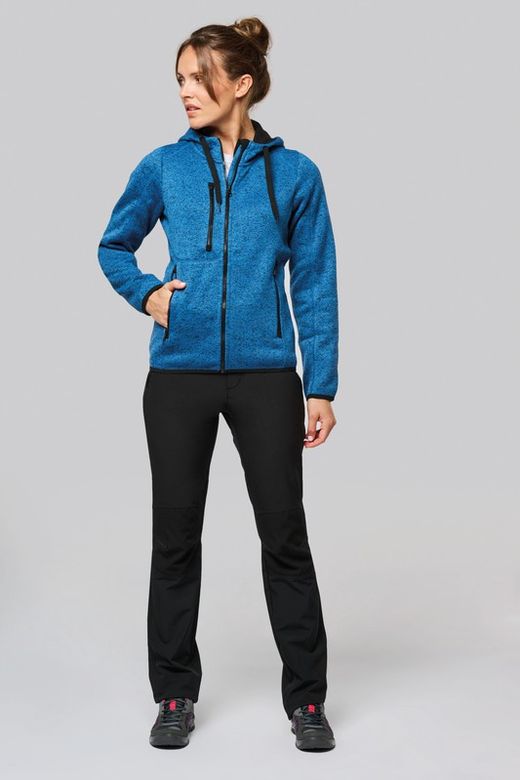 Damen Hooded Heather Jacket