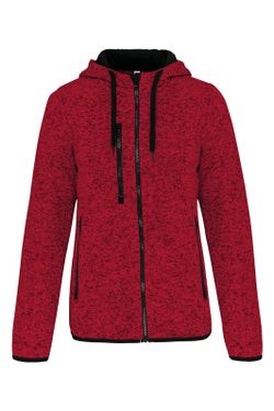 Damen Hooded Heather Jacket