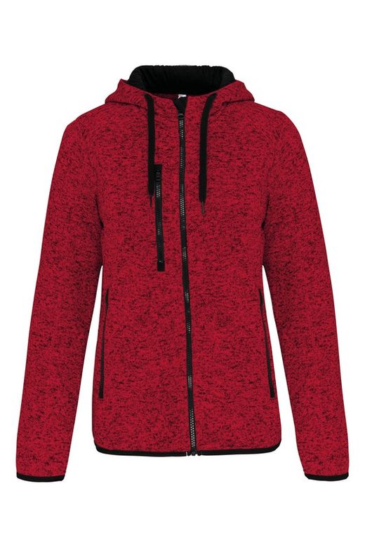 Damen Hooded Heather Jacket