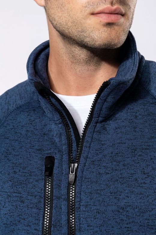 Herren Heather Zip Jacke