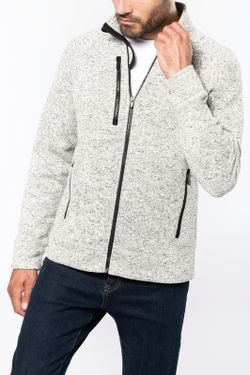 Herren Heather Zip Jacke