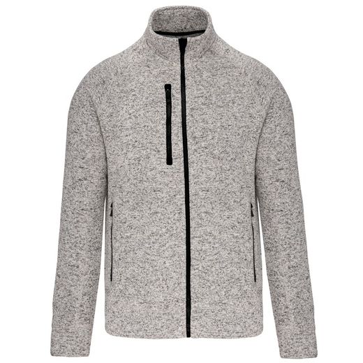 Herren Heather Zip Jacke