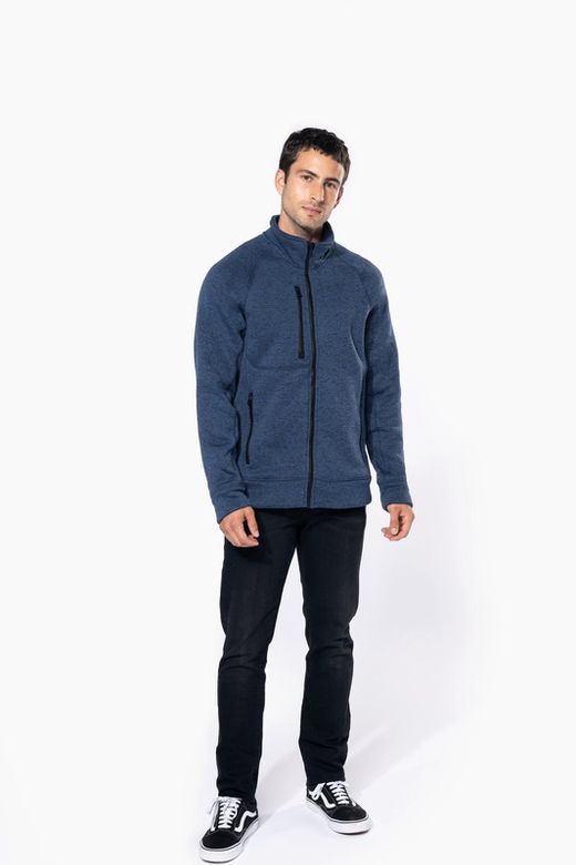 Herren Heather Zip Jacke