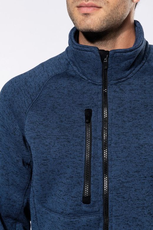 Herren Heather Zip Jacke