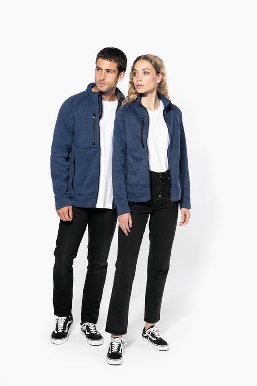 Herren Heather Zip Jacke