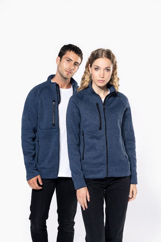 Herren Heather Zip Jacke