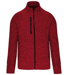 Herren Heather Zip Jacke