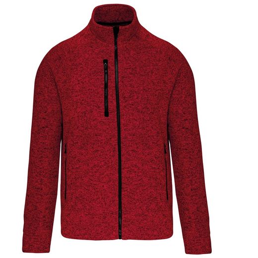 Herren Heather Zip Jacke