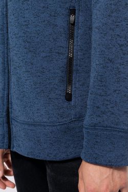 Herren Heather Zip Jacke
