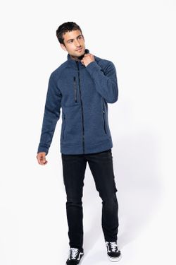 Herren Heather Zip Jacke