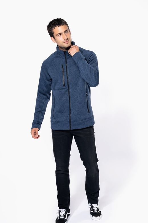 Herren Heather Zip Jacke