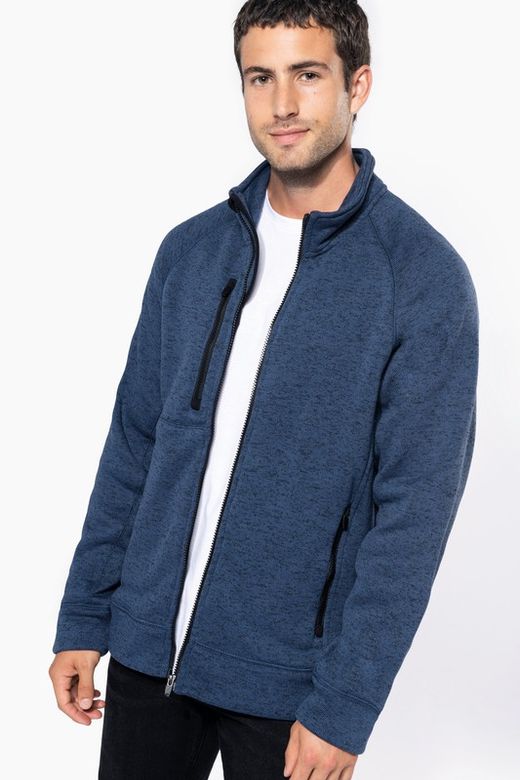 Herren Heather Zip Jacke