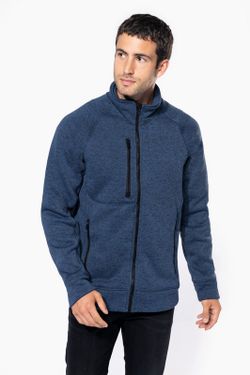 Herren Heather Zip Jacke