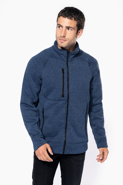 Herren Heather Zip Jacke