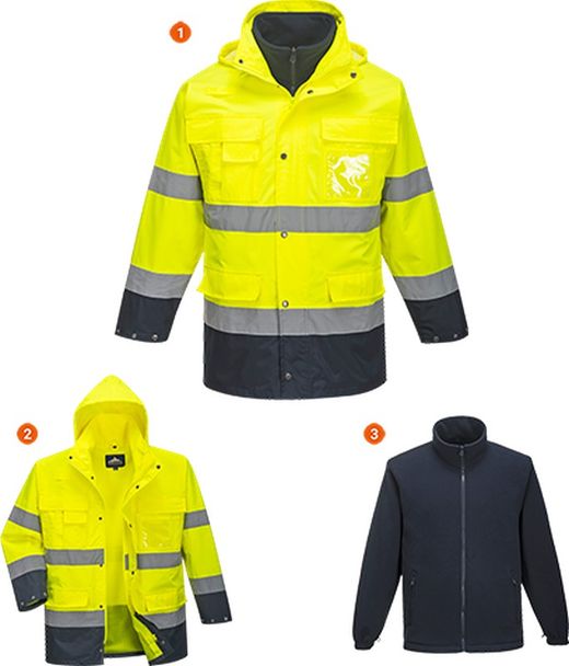 Warnschutz-Jacke "Lite" 3-in-1