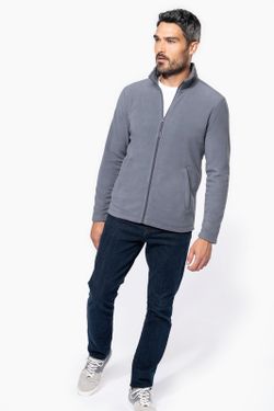 Fleecejacke mit Reißverschluss