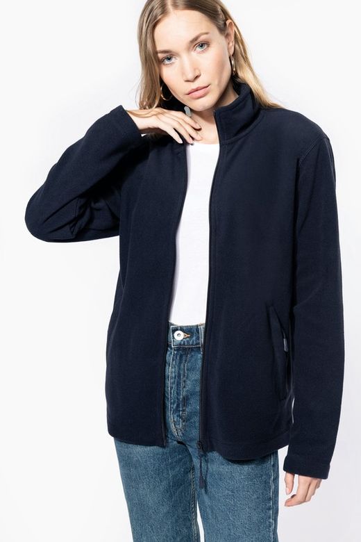 Fleecejacke mit Reißverschluss