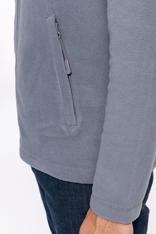 Fleecejacke mit Reißverschluss
