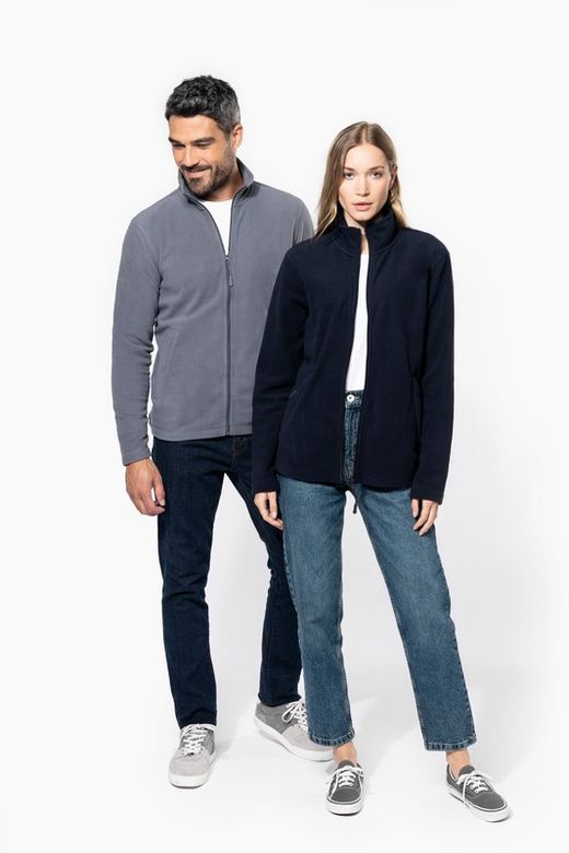 Fleecejacke mit Reißverschluss