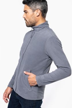 Fleecejacke mit Reißverschluss