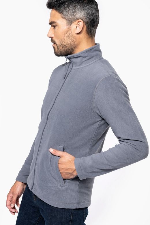 Fleecejacke mit Reißverschluss