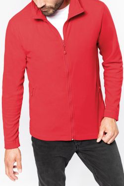 Fleecejacke mit Reißverschluss