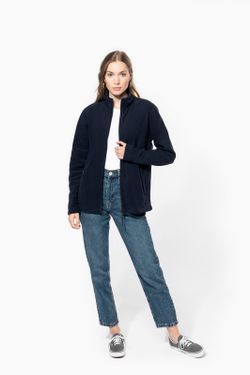 Fleecejacke mit Reißverschluss