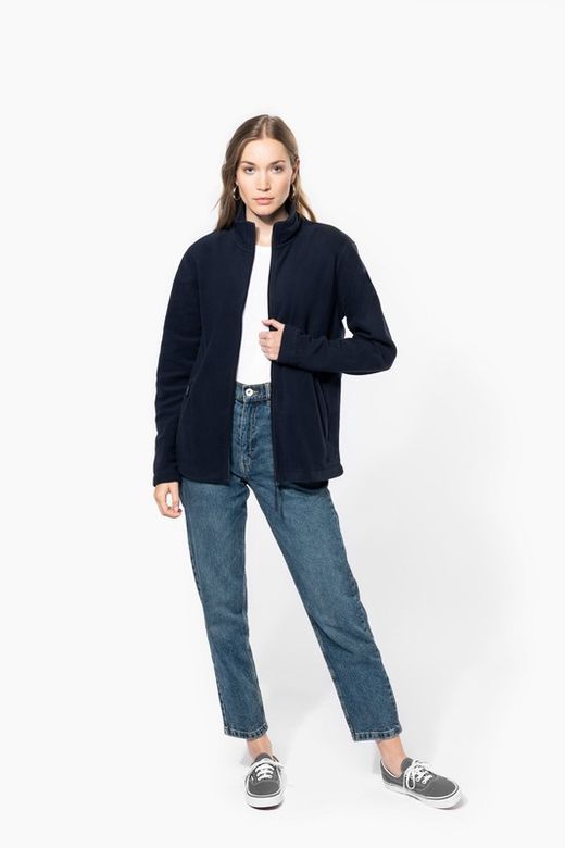 Fleecejacke mit Reißverschluss
