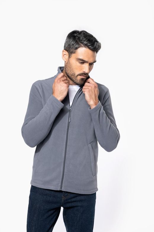 Fleecejacke mit Reißverschluss