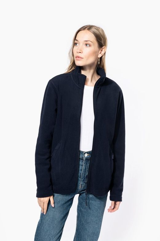 Fleecejacke mit Reißverschluss